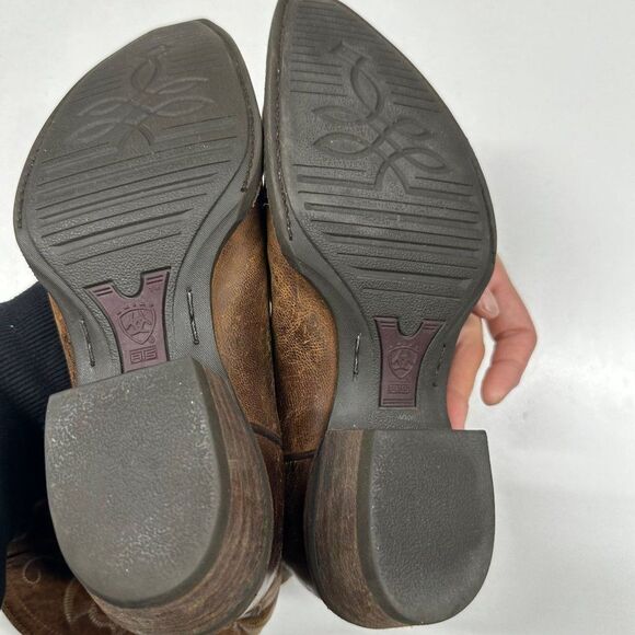 COPY - Ariat Alabama Western Brown Cowgirl Boots Womens Size 7B - Picture 12 of 15